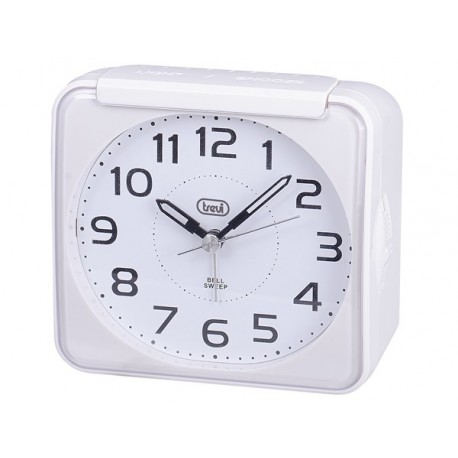 OROLOGIO AL QUARZO CON SVEGLIA TREVI SL 3P30 BIANCO