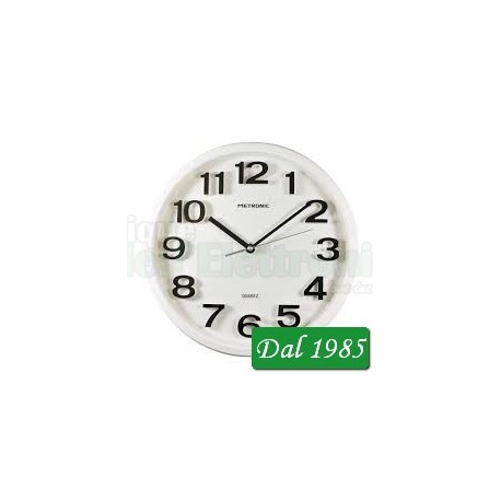 OROLOGIO DA MURO METRONIC COLORE BIANCO