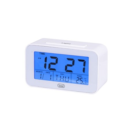 OROLOGIO DIGITALE CON SVEGLIA E TERMOMETRO TREVI SLD 3P50 BIANCO
