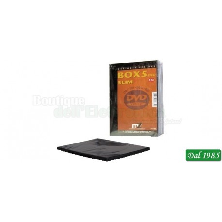 PORTA DVD CONFEZIONE 5 PEZZI
