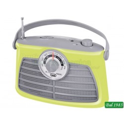 RADIO PORTATILE 2 BANDE TREVI RA 763 V VERDE