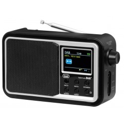 RADIO PORTATILE CON RICEVITORE DIGITALE DAB/DAB+ FM RDS TREVI DAB 7F96 R NERO
