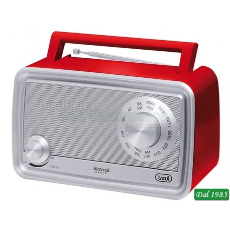 RADIO PORTATILE REVIVAL TREVI RA 770 V ROSSO
