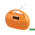 RADIO RIPRODUTTORE STEREO MP3 BLUETOOTH USB MICROSD TREVI KB 308 ARANCIO