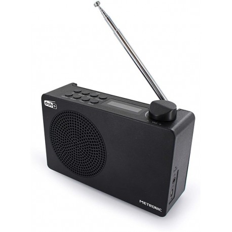 RADIOSVEGLIA DIGITALE DAB 3WATT COLORE NERO
