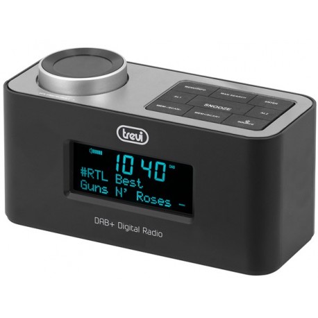 RADIOSVEGLIA ELETTRONICA CON RICEVITORE DIGITALE DAB/DAB+ TREVI RC 80D6 DAB