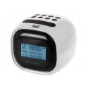 RADIOSVEGLIE ELETTRONICA CON RICEVITORE DIGITALE DAB / DAB+ TREVI RC 80D2 DAB BIANCO