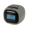 RADIOSVEGLIE ELETTRONICA CON RICEVITORE DIGITALE DAB / DAB+ TREVI RC 80D2 DAB METAL GUN