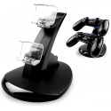 Stazione di Ricarica per PS4 Dual Controller - Supporto Verticale con LED per 2x Sony PlayStation