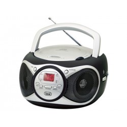 STEREO PORTATILE BOOMBOX CD AUX-IN TREVI CD 512 NERO