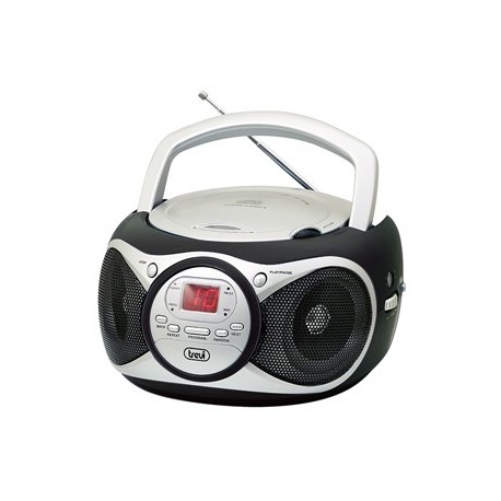 STEREO PORTATILE BOOMBOX CD AUX-IN TREVI CD 512 NERO