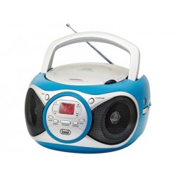 STEREO PORTATILE BOOMBOX CD AUX-IN TREVI CD 512 TURCHESE