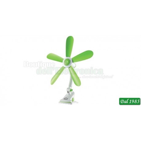 VENTILATORE DA SCRIVANIA CON PALE MORBIDE ø42CM