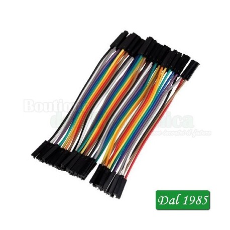 KIT DI CAVETTI 40 POLI F/F - 30CM