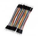 KIT DI CAVETTI 40 POLI MASCHIO/MASCHIO LUNGHEZZA 20 CM