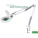 LAMPADA A PANTOGRAFO CON LENTE DIINGRANDIMENTO 8 DIOTTRIE
