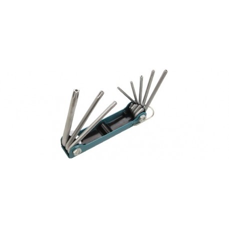 SET 8 PEZZI CHIAVI TORX CON FORO DI INNESTO