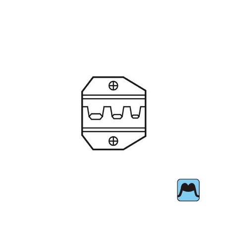 TESTA PER CRIMPATRICE CP-3005F - TERMINALI NON ISOLATI 1PK-3003D2
