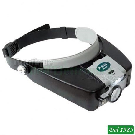 VISIERA CON MONOCOLO 2.6X 5.8X ILL.LED