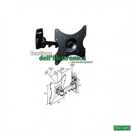 SUPPORTO LCD 2 SNODI 17-32 GBC