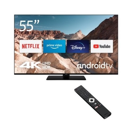 TV LED 55 4K SMART TV-ANDROID DVB-T2/S2