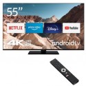 TV LED 55 4K SMART TV-ANDROID DVB-T2/S2
