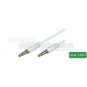 CAVO AUDIO SPINA JACK 3,5MM 4 POLI / SPINA JACK 3,5MM 4 POLI PER CUFFIE CON MICROFONO 1,2M