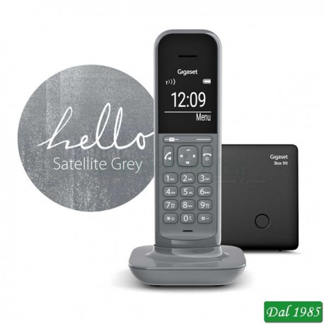 CORDLESS ESSENTIAL DECT ANTRACITE GIGASET CL390Cod. SM020310