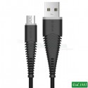 CAVO AD ALTA RESISTENZA MICRO--USB LUNGHEZZA 1.5 METRI COLORE NERO