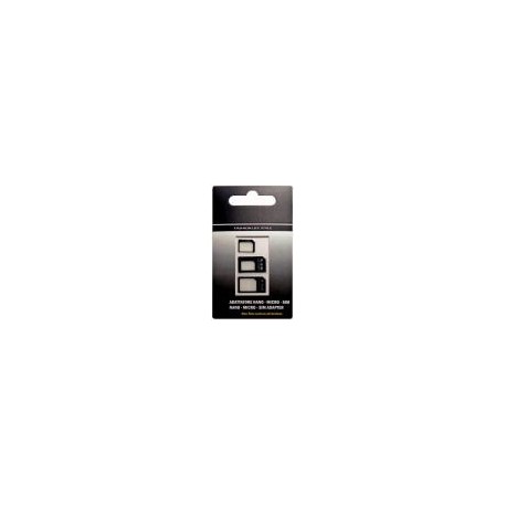 KIT ADATTATORE 3-IN-1 PER NANO E MICRO SIM KIT ADATTATORE 3-IN-1 PER NANO E MICRO SIM