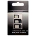 KIT ADATTATORE 3-IN-1 PER NANO E MICRO SIM