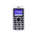 TELEFONO CELLULARE CON GRANDI TASTI FUNZIONE SOS TREVI MAX 10 ARGENTO