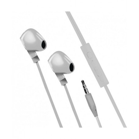 AURICOLARI FILARI STEREO CON MICROFONO LUNGHEZZA 1,2 m GRIGIO MOOOV
