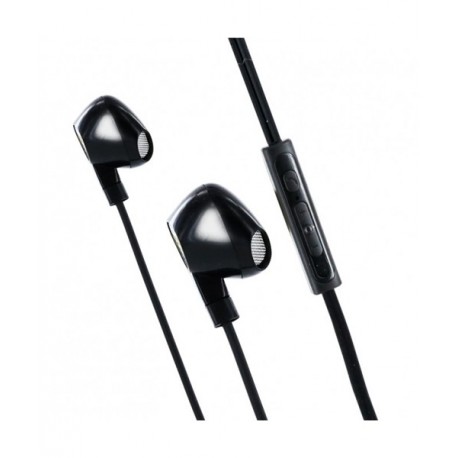 AURICOLARI FILARI STEREO CON MICROFONO LUNGHEZZA 1,2 m NERO MOOOV