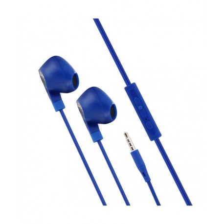 AURICOLARI FILARI STEREO CON MICROFONO LUNGHEZZA 1,5 METRI COLORE BLU