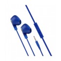 AURICOLARI FILARI STEREO CON MICROFONO LUNGHEZZA 1,5 METRI COLORE BLU