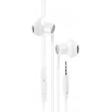 CUFFIE STEREO CON MICROFONO E REGOLAZIONE VOLUME COLORE BIANCO
