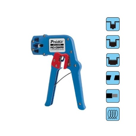 CRIMPATRICE PER CONNETTORI MODULARI 8PK-376FN