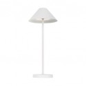 LAMPADA DA TAVOLO IN ALLUMINIO A BATTERIA 3 WATT COLORE BIANCO