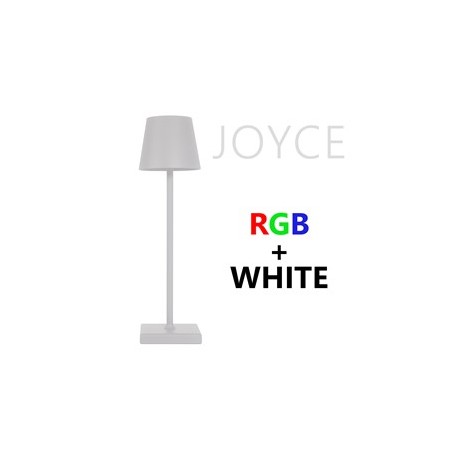 LAMPADA A LED DA TAVOLO DIMMERABILE MODELLO JOYCE RGB+W COLORE BIANCO