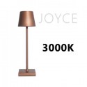 LAMPADA A LED DA TAVOLO MODELLO JOYCE COLORE BRONZO