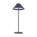 LAMPADA DA TAVOLO IN ALLUMINIO A BATTERIA 3 WATT NERA LIBERTY