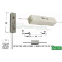 RES.CERAMICA A FILO 56 OHM 10 WATT