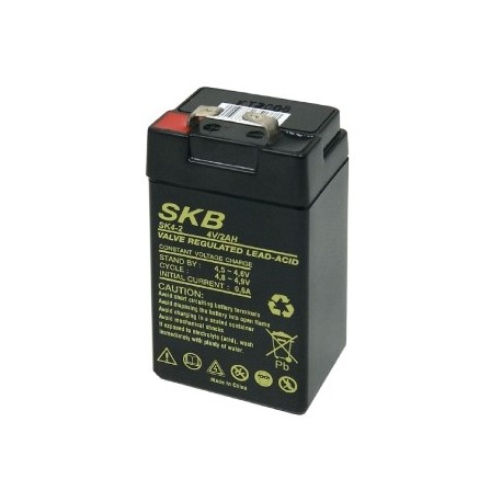 BATTERIA AL PIOMBO SKB SKB 4 VOLT 2 AMPER