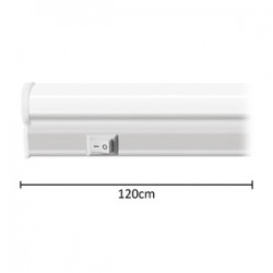 PLAFONIERA LED T5 120 CENTIMETRI 18 WATT 1420 LUMEN 4000°K