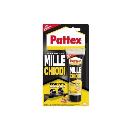 MILLACHIODI FORTE E RAPIDO 100GR. - PATTEX MILLACHIODI FORTE E RAPIDO 100 GRAMMI