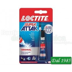 SUPER ATTACK ORIGINAL LOCTITE PLUS 3 GRAMMI