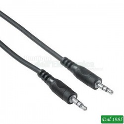 CAVO AUDIO JACK 3,5 STEREO-JACK 3,5 STEREO LUNGHEZZA 3 METRI