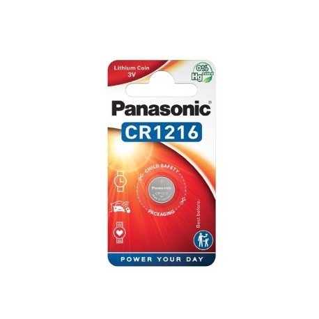 PILA LITIO BOTTONE CR1216 PANASONIC CR-1216L/1BP