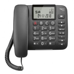 TELEFONO A FILO GIGASET DL-380 BLACK